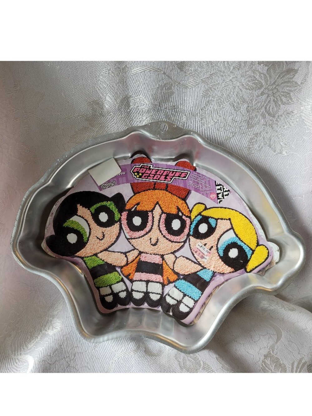 Vintage Wilton Y2k Powerpuff Girls cake pan insert Cartoon Network Nostalgia